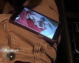 Cuckold Husband Watches Hot Wife Fuck Friend on Sofa!