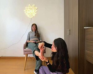 hot colombian latinas having fetish sex with licking and scissoring