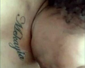 miss mop mouth performs sloppy blowjob upsidedown