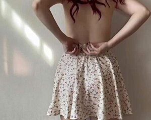 My new panties try on haul with redhead in lingerie