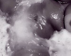 milf teacher masturbates in bubble bath trailer