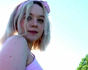 Hard Anal Fuck On Outdoor For Cute Eva Barbies Ass