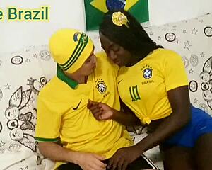 I watched Fernanda Chocolate at Myke Brazil's house during the World Cup