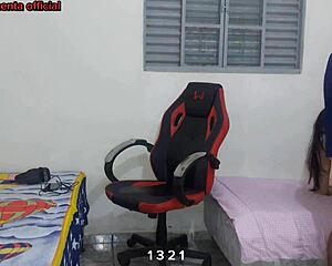 Stepsister Changes Near Stepbrother, He Ends Up Fucking Her On Gamer Chair
