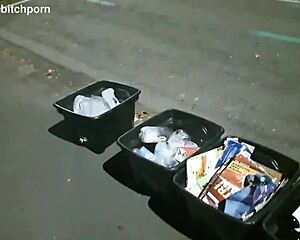 Brazen Kiwi Trashy Bitch Pissed On in Plain View on Sidewalk as Motorist Yells Out