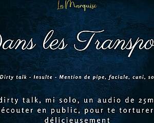 french tease in public transports