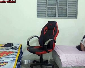 Stepsister Changes Near Stepbrother, He Ends Up Fucking Her On Gamer Chair