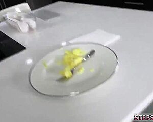 Can a cute teen trap handle a hot blonde anal threesome?