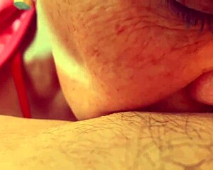 Little Red Riding Head: Brunette Cougar in Corset Sucks Hardcore with Moaning