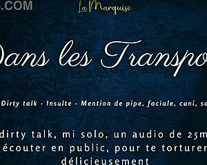 french tease in public transports