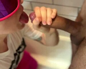 DICKFLASH BATHROOM ADVENTURE PART 2 CUM ON FACE