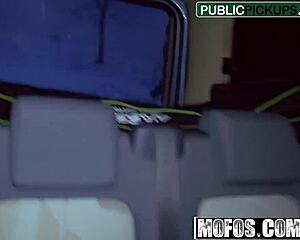 Russian teen Alexa craving cock in public pickups