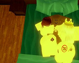 Robloxian BBC Takes on Two Snowbunnies in Bed