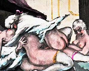 Let's chat about vintage cartoon art from the retro era.