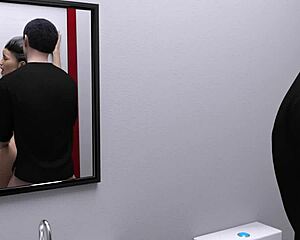 Hot Milf With Big Ass And Tits Gets Ass Fucked In Bathroom During Full Game In Bio