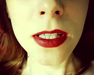 Cum inside naughty Adeline's pussy!