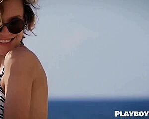 Petite Blonde MILF's Outdoor Tease