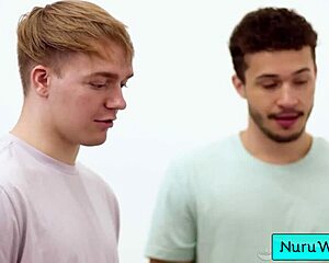 Hot bbw masseuse seduces two clients rubbing huge tits on them - natasha nice joshua lewis apollo banks