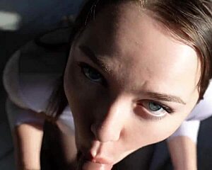 Fucking his English teacher hard!