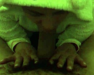 Sonja Delivers Sloppy Blowjob