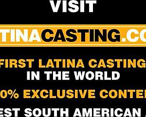 Amateur latina booty wrecked by big cock at interview