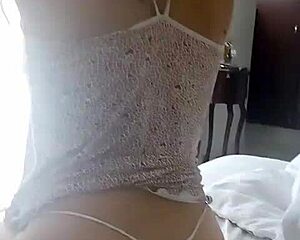 My wife says, 'Look at me in my thong.'