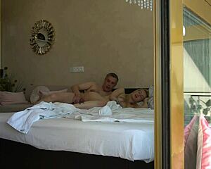 Young blonde makes her step dad happy 😊