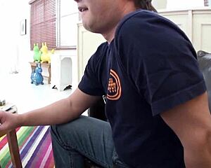 Cute Asian Teen's First Bondage with Older Japanese Guy