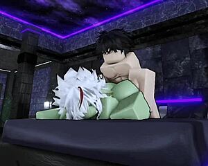 I had the best breeding session ever with my fat ass goblin slut on roblox, creampie and all.