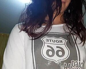 Intense Argentinian College Girl Rides Stepfather's Thick Cock to Orgasm in Miniskirt