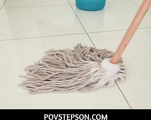 pov stepson - busty milf christie stevens enjoys stepfamily traditions with her stepson