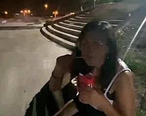 Park Blowjob With Happy Meal And Creamy Dick!