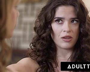 Adult Time - Victoria Voxxx Meets Up with Serbian Babe Cherry Kiss for Sensual Pussy Licking Session