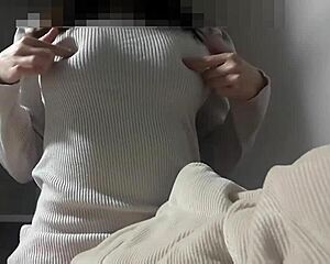 Cute Japanese Girl Feels Pleasure Practicing Cowgirl to Satisfy Men in Bedroom