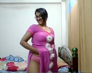 pakistani girl on webcam playing fun games with friends and family