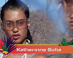 Katherinne sofia reveals her tiny latina body outdoors