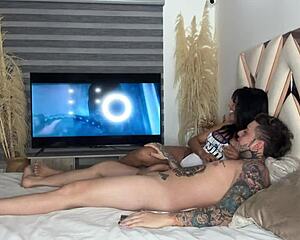 My Girlfriend's Best Friend Sucks My Big Cock In Roleplay