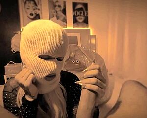 She Chokes on Deep Throat, Cum Floods POV