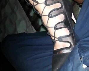 i accidentally crushed high heels in public