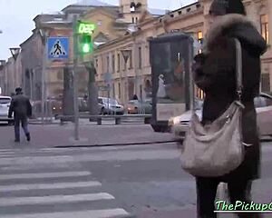 Russian slut picked up and fucked