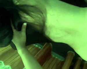 Perfect body college girl standing sex on sofa.