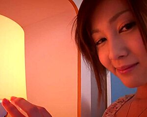 japanese cutie hikaru ayami gets banged in gangbang, showered with cum in shower.