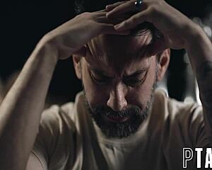 Petite Shemale Teen Begs for Creampie in Ricky Greenwood's Intense Spotlight!