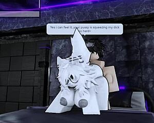 pounding my furry roblox slut's big ass with monster cock rough