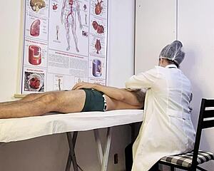 Can The Patient Control His Erection During The Nurse's Teasing Exam?