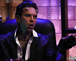 Kenzie, Kira, Jane share giant dick wildly! 😈