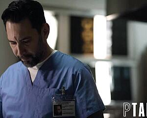 Petite Shemale Teen Begs for Creampie in Ricky Greenwood's Intense Spotlight!