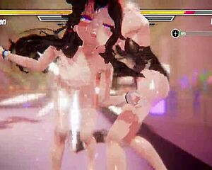 Lesbian Lovers Battle Passionately