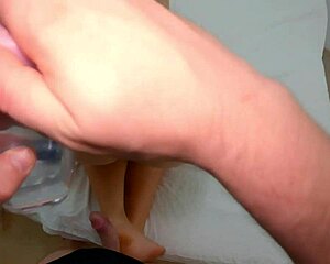 break the ass to her for the first time and fill it with hot milk, then ass to mouth and cum on ass