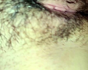 closeup on sis's hairy tight pussy as bro fucks juicy culito creampie roleplay